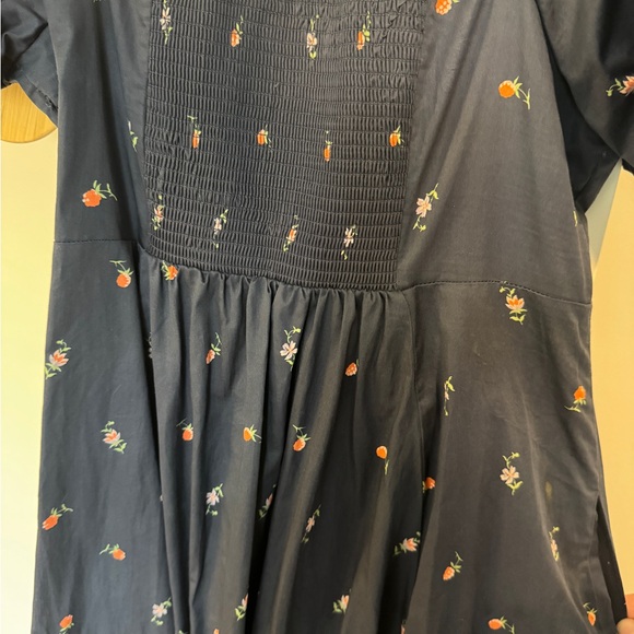 Hill House Navy Maxi Dress with Petite Floral Print - Picture 6 of 7